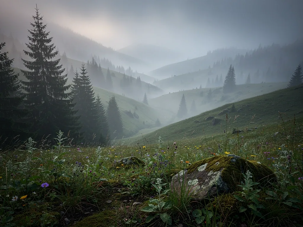 Tatry w mgle